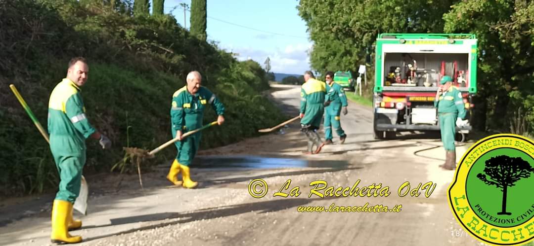 Volontari al lavoro