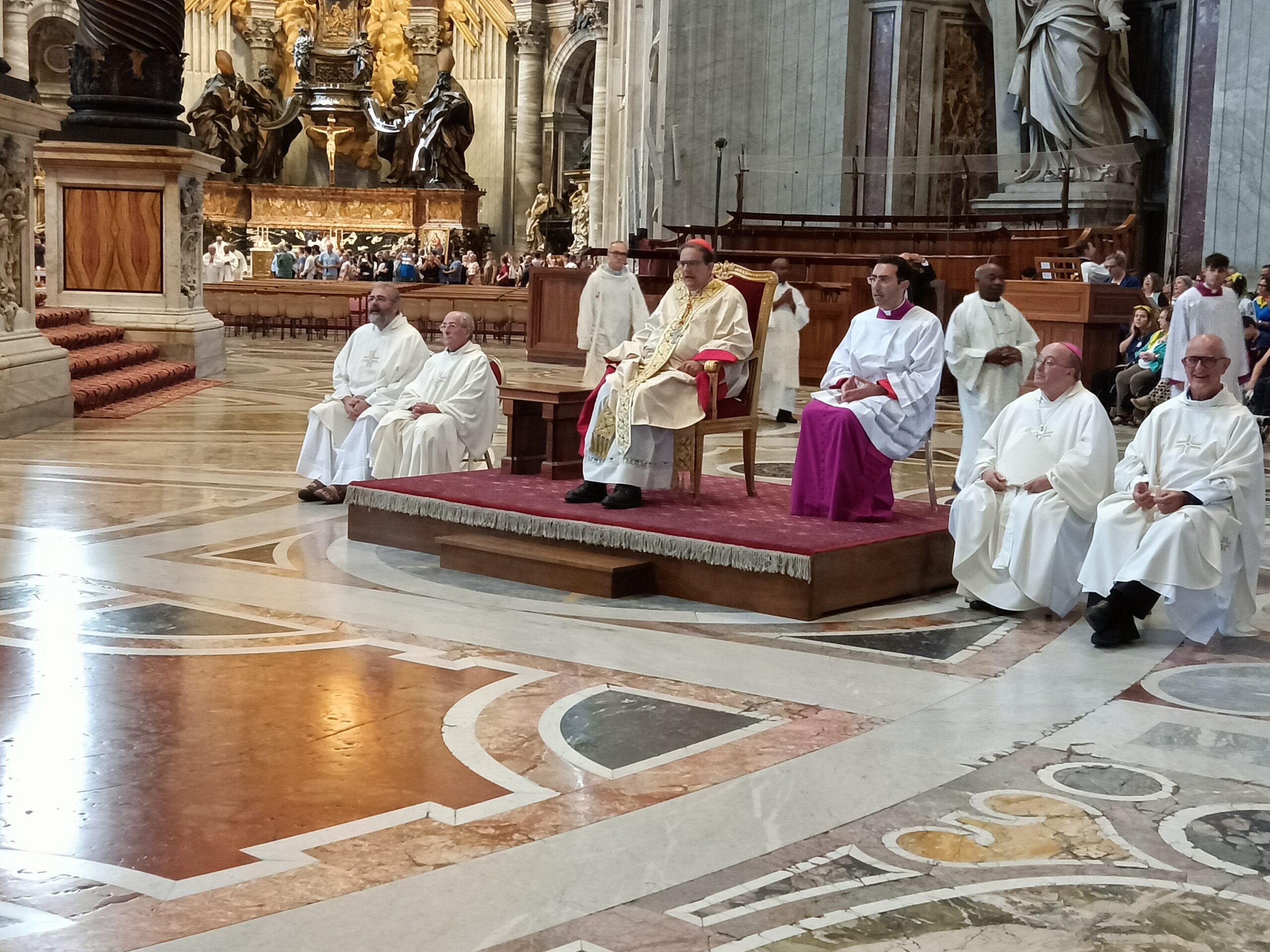 il Cardinale durante la celebrazione 